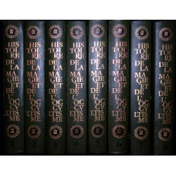 Série de 8 livres "HISTOIRE DE LA MAGIE ET DE L'OCCULTISME" vol 1 à 8