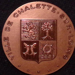 Médaille de cuivre Ville de Chalette sur Loing