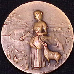 Médaille de bronze "fermière" par RASUMNY