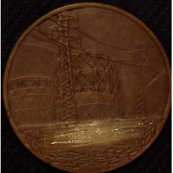 Médaille bronze du mérite EDF GDF signée Dropsy