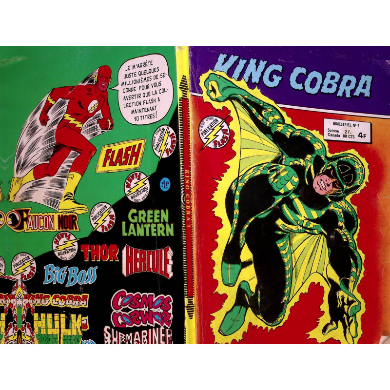 Revue bandes dessinées KING COBRA bimestriel N°7 1978